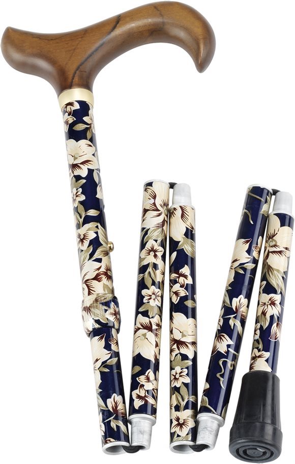 SUPAIR Bâton Paisley 82-92cm Ortho D | Pliant Ergonomique
