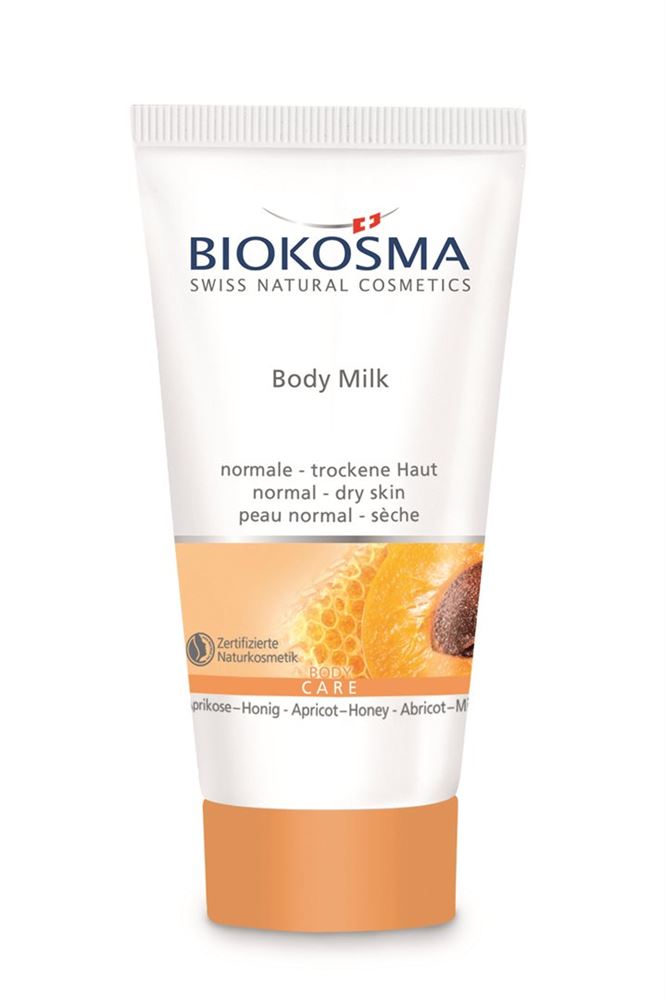 BIOKOSMA Crème Corps Abricot Miel 30ml | Nourrissante