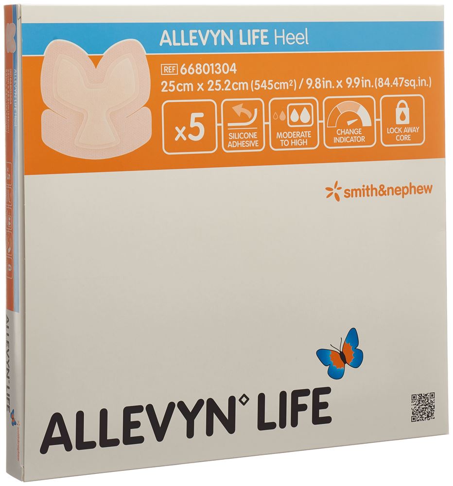 ALLEVYN LIFE HEEL Pansement 25x25.2cm | 5 pièces