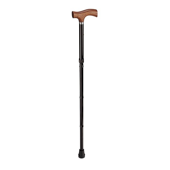 SAHAG Béquille Pliante Alu Noir 85-95cm | Fritz Holz