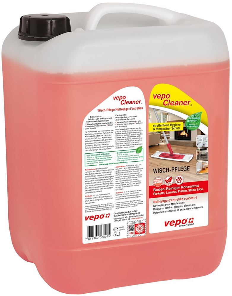 VEPOCLEANER Entretien Lave Concentré 5L | Soin