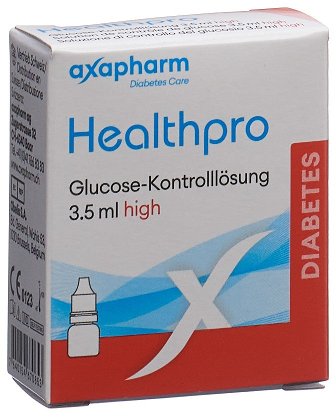HEALTHPRO-X1 Solution Contrôle High 3.5ml | Précision