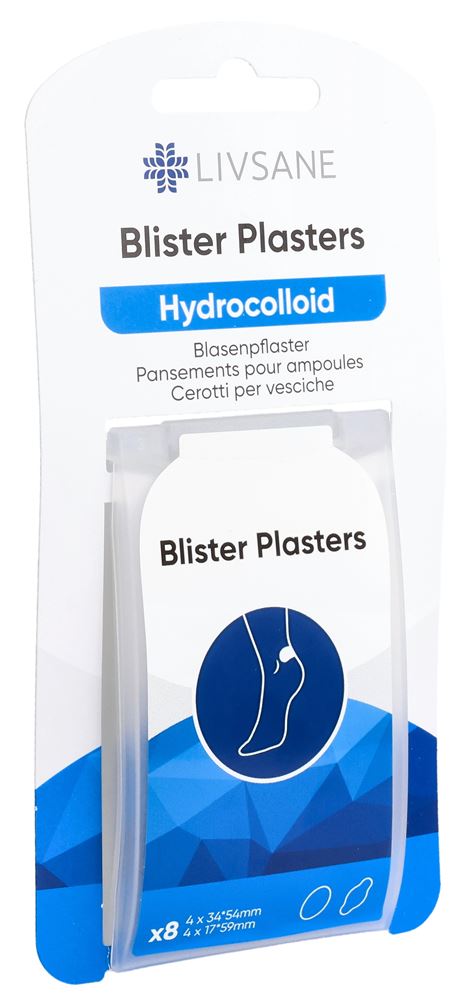 LIVSANE Pansements Ampoules Hydrocolloïdes 8 pièces | Soin
