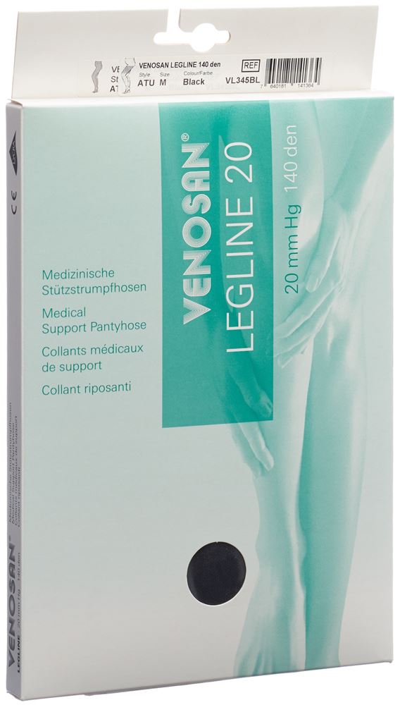 VENOSAN LEGLINE 20 A-TU M Black Bas | Compression