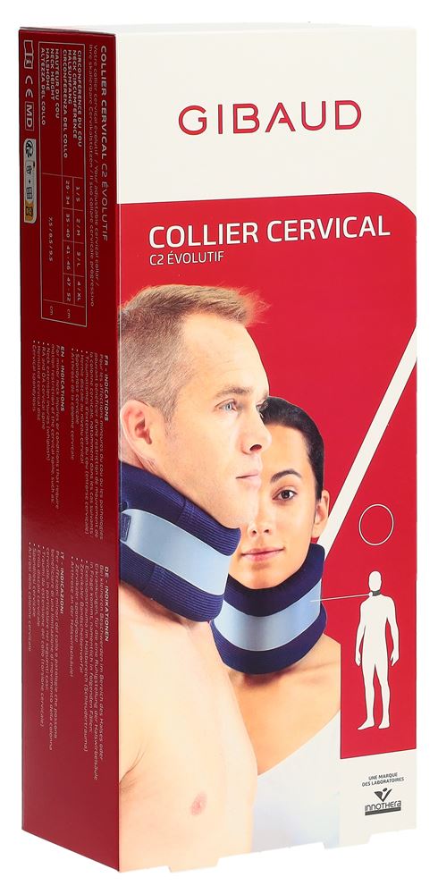 GIBAUD Collier C2 7.5cm Gr3 41-46cm Évolutif | Soutien