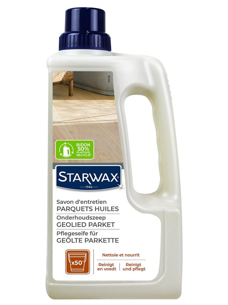 STARWAX Savon Soin Parquet Huilé 1L | Entretien parquet