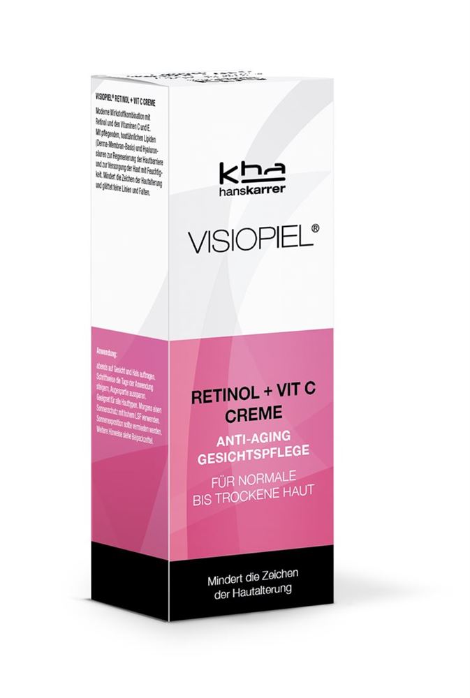 VISIOPIEL Crème Retinol+Vit C 50ml | Anti-âge