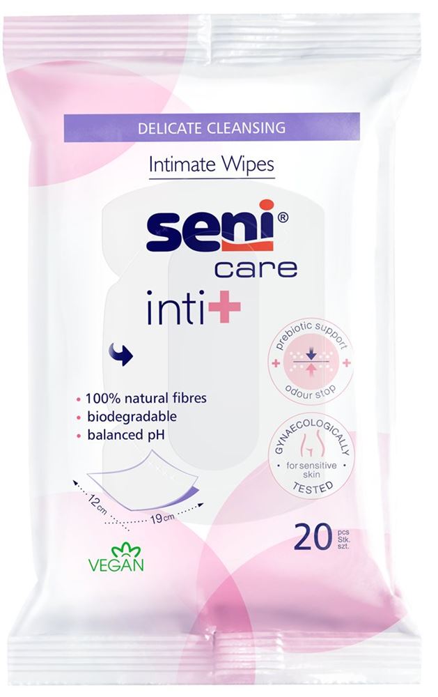 SENI Care Lingettes Intimes 20 pièces | Fraîcheur