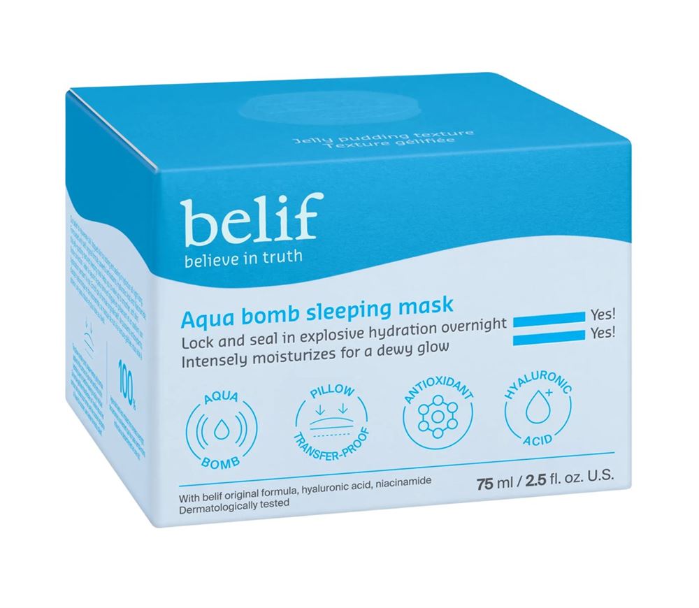 BELIF Aqua Bomb Masque Nuit 75ml | Hydratation