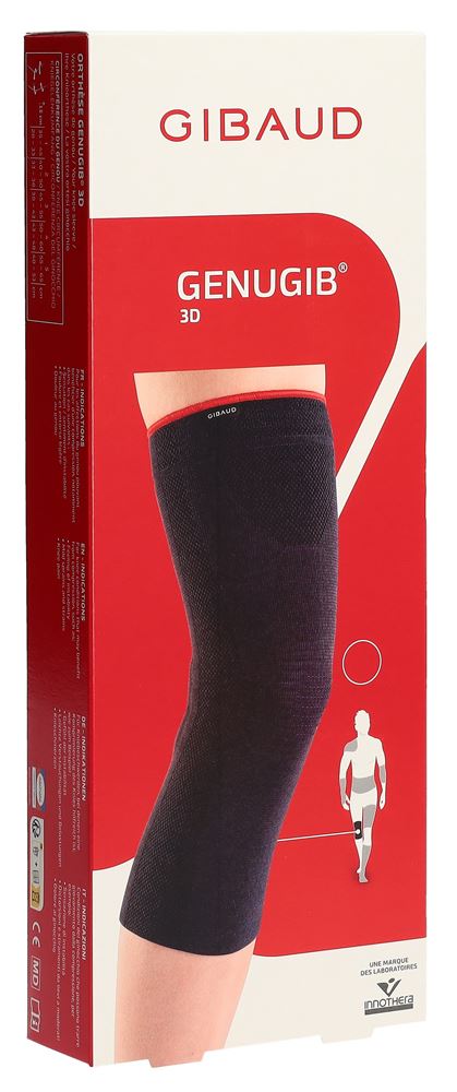 GIBAUD Genugib 3D Genouillère Gr4 43-48cm | Protection