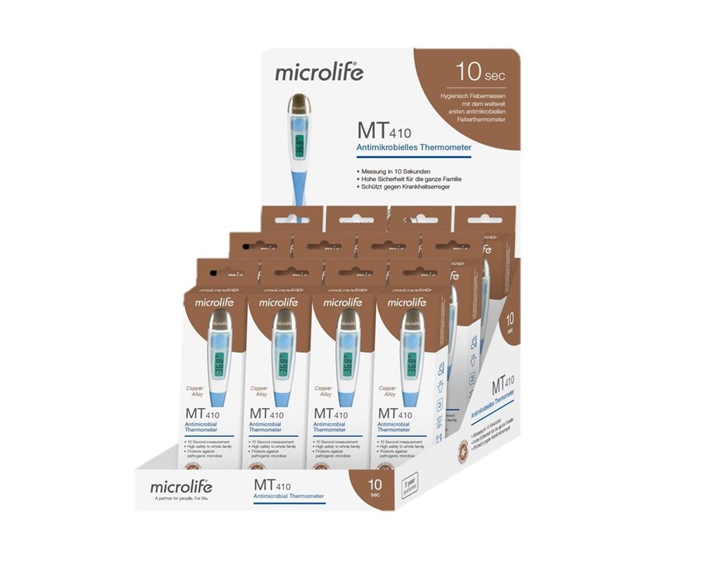 MICROLIFE MT410 Thermomètre Antimicrobien 12 pièces | Hygiène