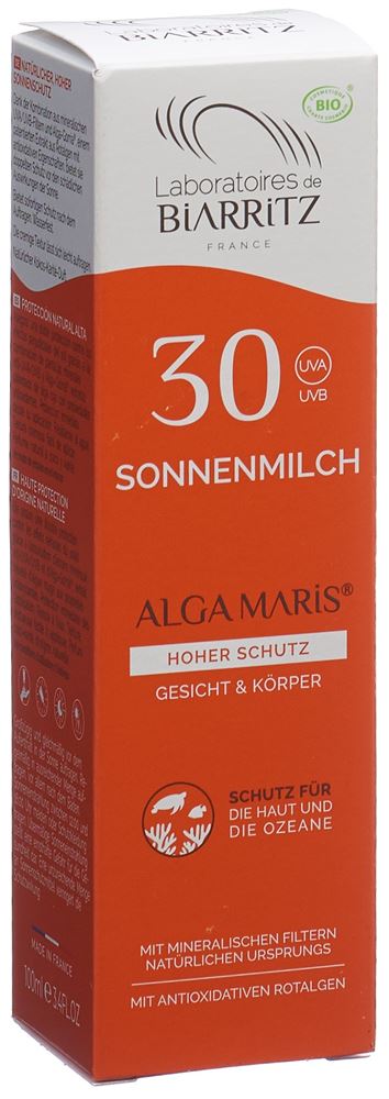 ALGA MARIS Lait Solaire FPS30 | 100 ml