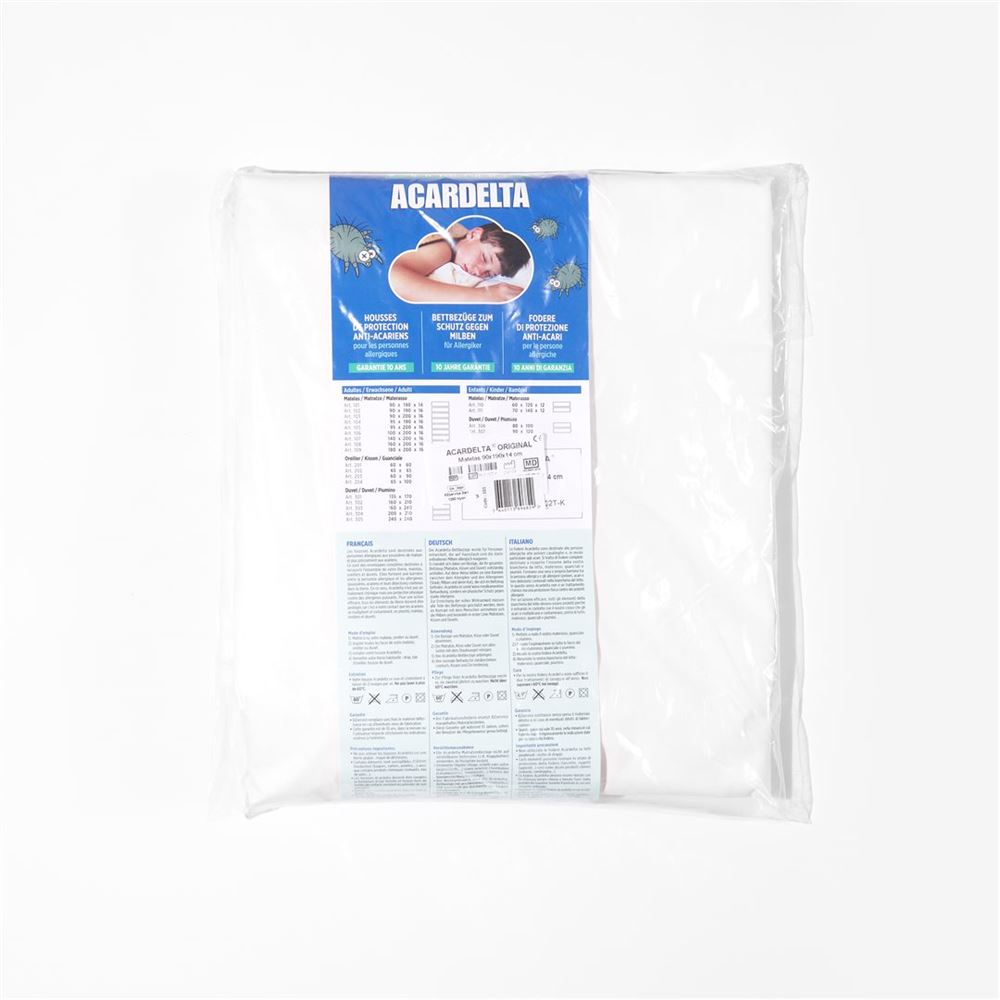 ACARDELTA Matratze 90x190x14cm | Anti-acariens