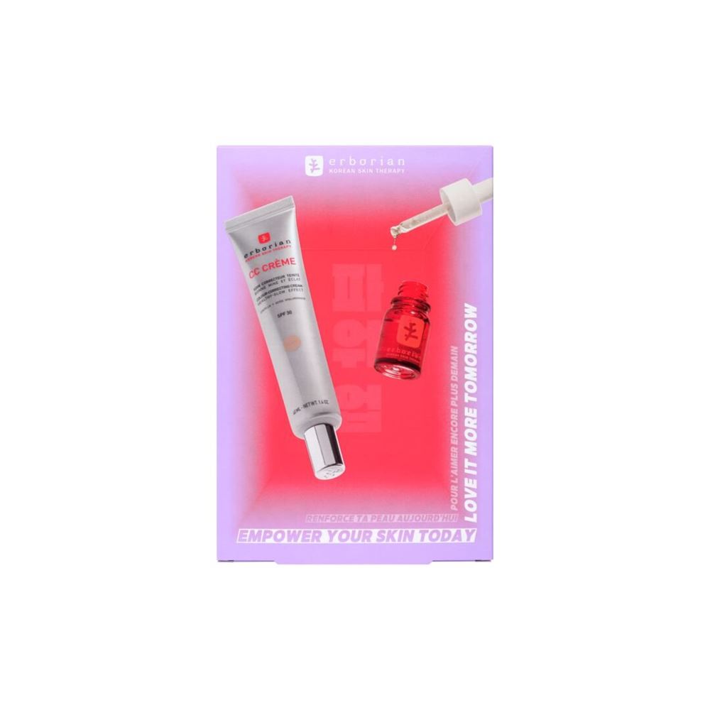 ERBORIAN CC Clair + Skin Therapy Kit 40/10ml | Teint Parfait