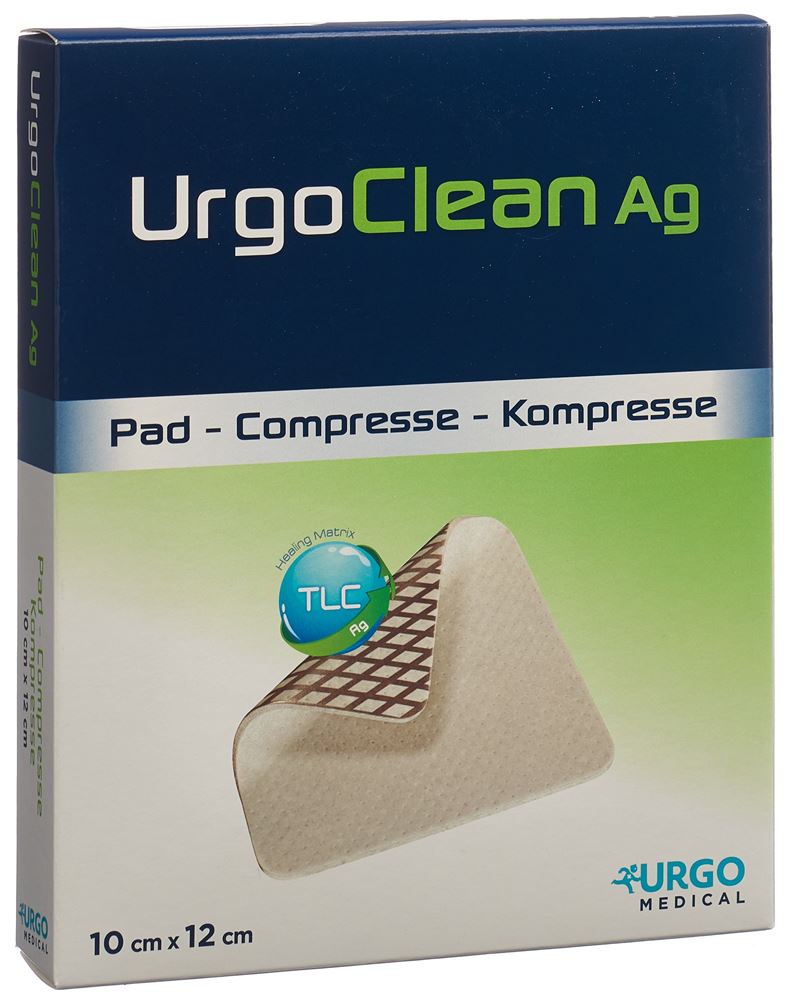 URGOCLEAN Ag Pansement 10x12cm 10 pièces | Soin