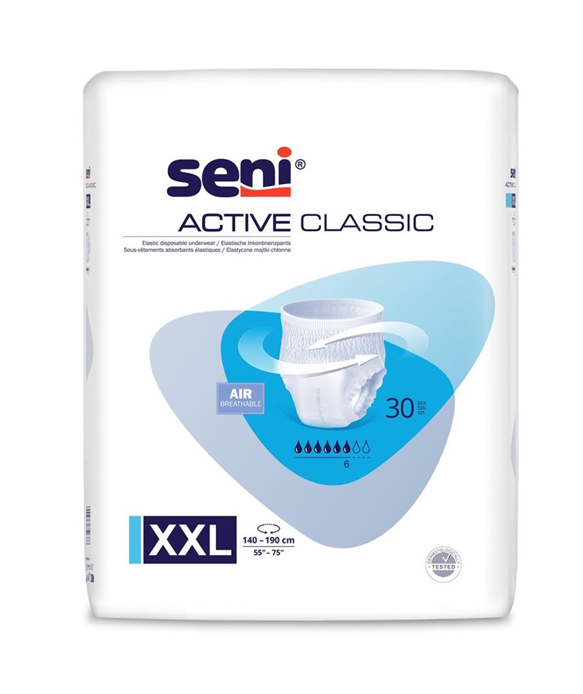 SENI Active Classic Pants XXL 30 pièces | Confort