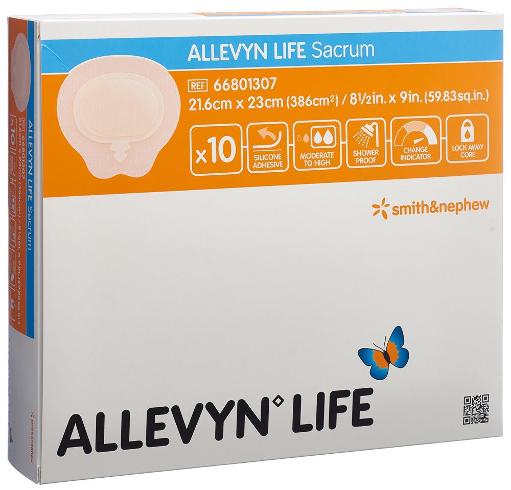 ALLEVYN LIFE SACRUM Pansement 21.6x23cm | 10 pièces