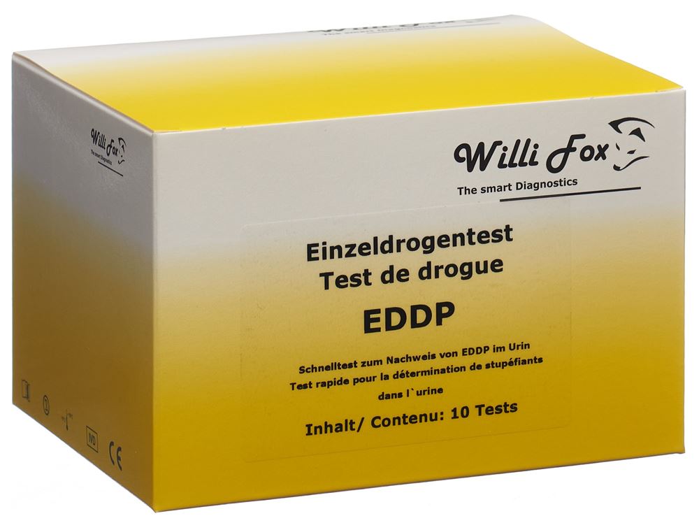 WILLI FOX Test EDDP Methadone Urine 10 pièces | Détection Drogues