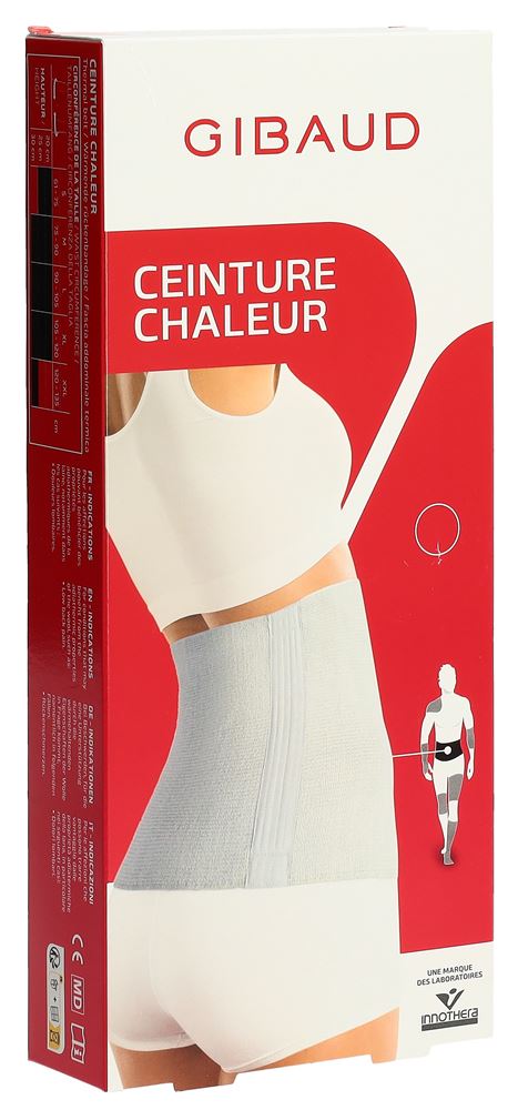 GIBAUD CHALEUR Ceinture Lombaire S 25cm Anthracite | Chaleur