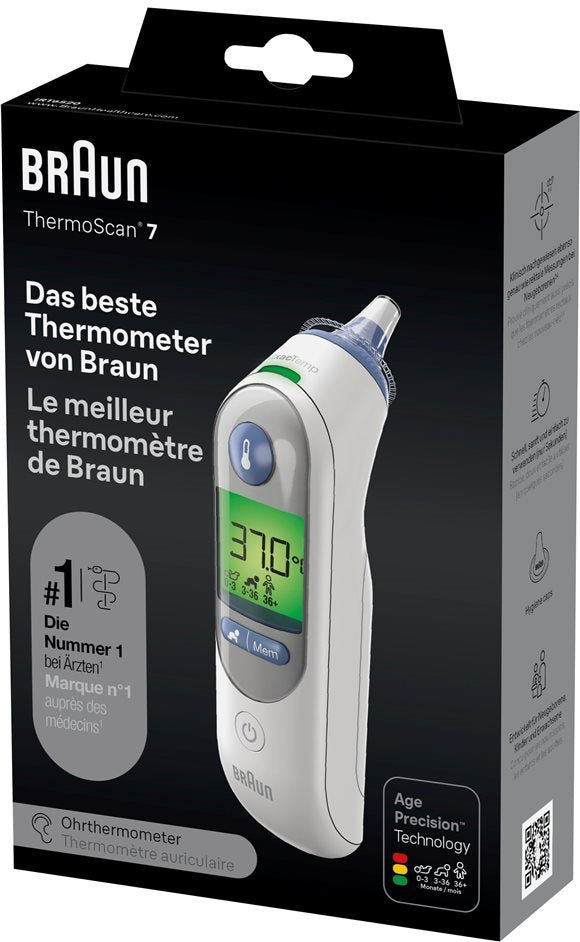 BRAUN ThermoScan 7 IRT 6520 Thermomètre | Fiable