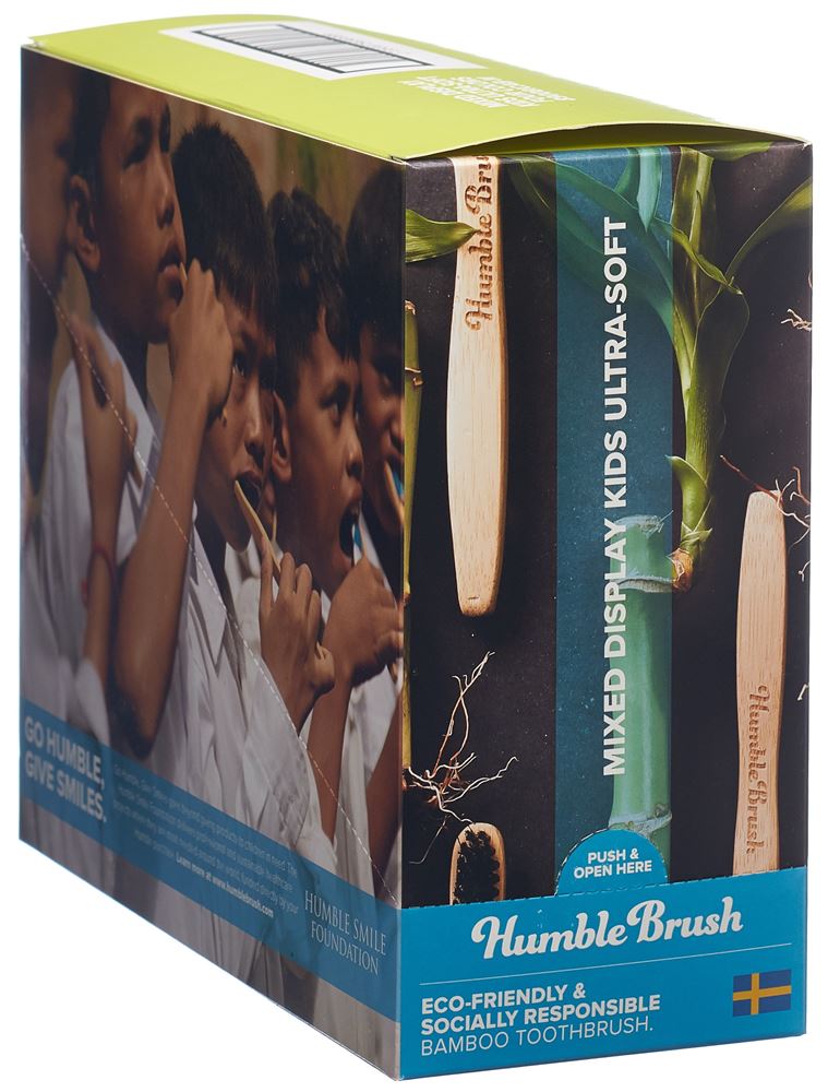 HUMBLE BRUSH Boîte Mix Enfant 20 pièces | Écologique