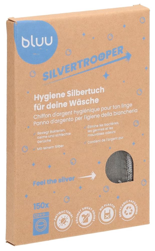 BLUU Silvertroop Chiffon Argent | Hygiène