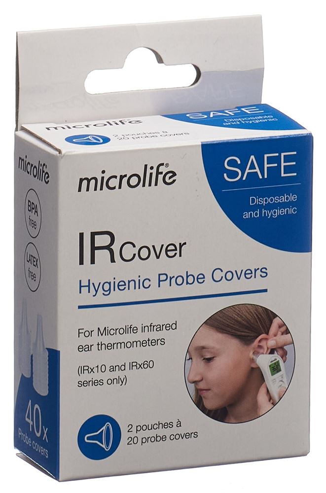 MICROLIFE IR 210 Bouchons de Protection 40 pièces | Sécurité