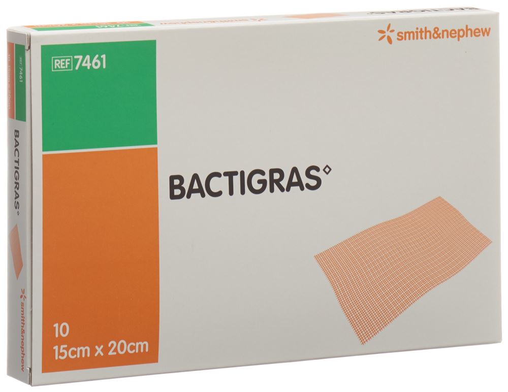 BACTIGRAS Pansement Gaze 15cmx20cm | 10 pièces