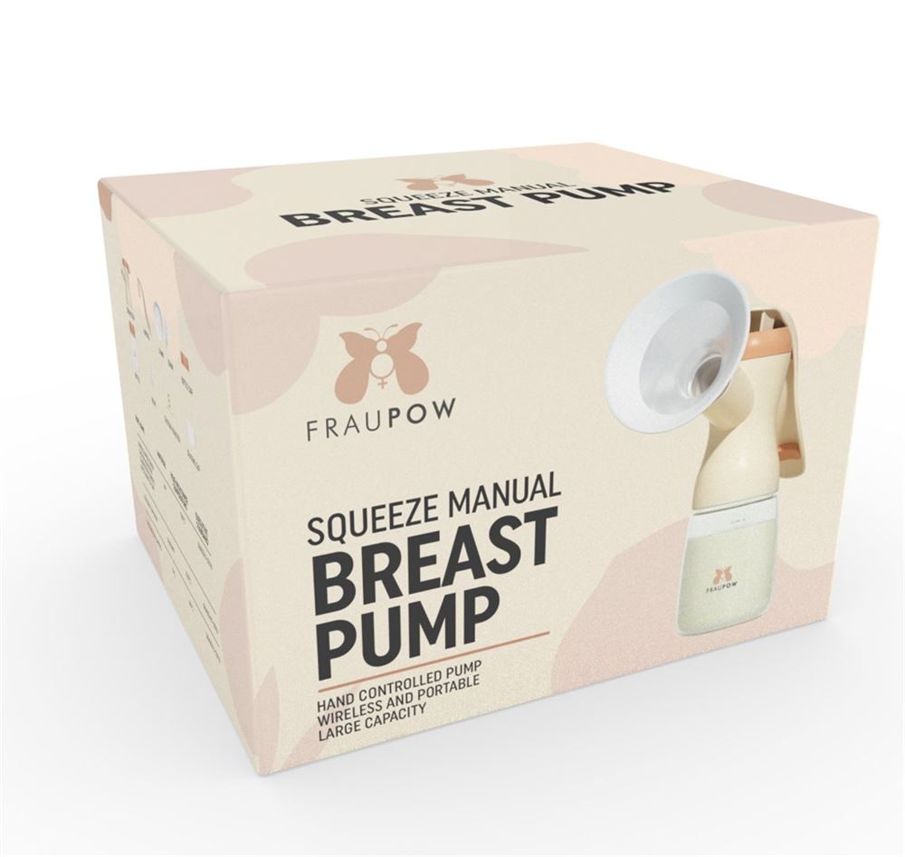 FRAUPOW Squeeze Handmilchpumpe | Pompe Manuelle