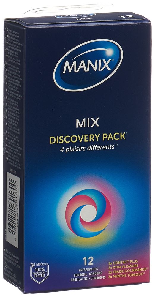 MANIX Mix Préservatifs 12 pièces | Variété