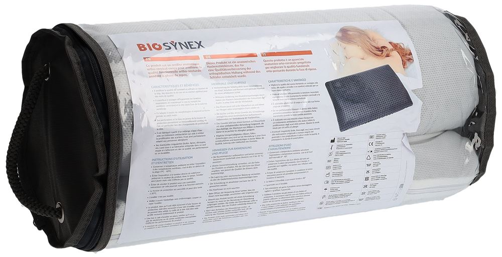 BIOSYNEX Oreiller Cervical Gris | Mousse