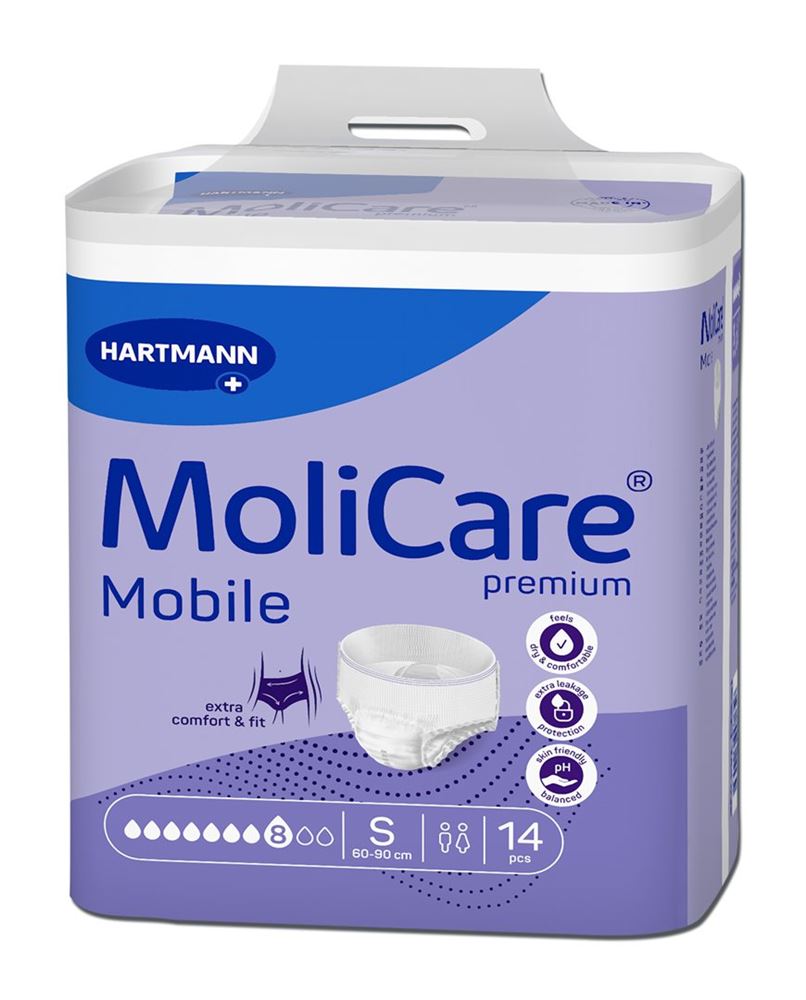 MOLICARE Mobile 8 S Protection 14 pièces | Confort