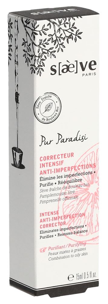 SAEVE Pur Paradisi Crème Correctrice | Anti-Imperfections 15ml