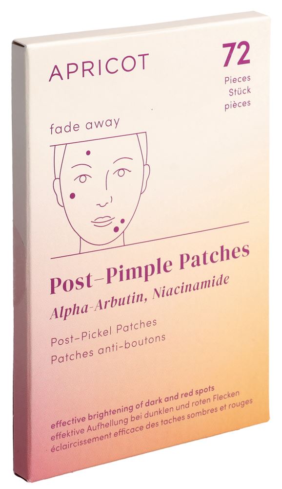 APRICOT Boutons Fade Away | Patchs 72 pièces
