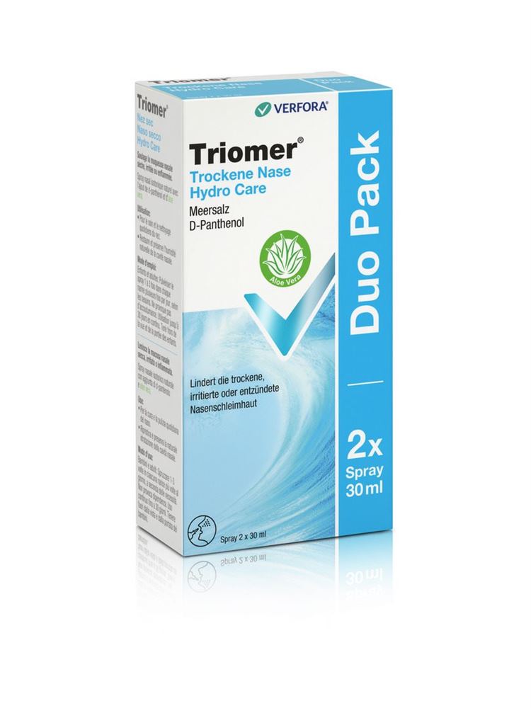 TRIOMER Hydro Care Nez Sec Duo | 2 sprays