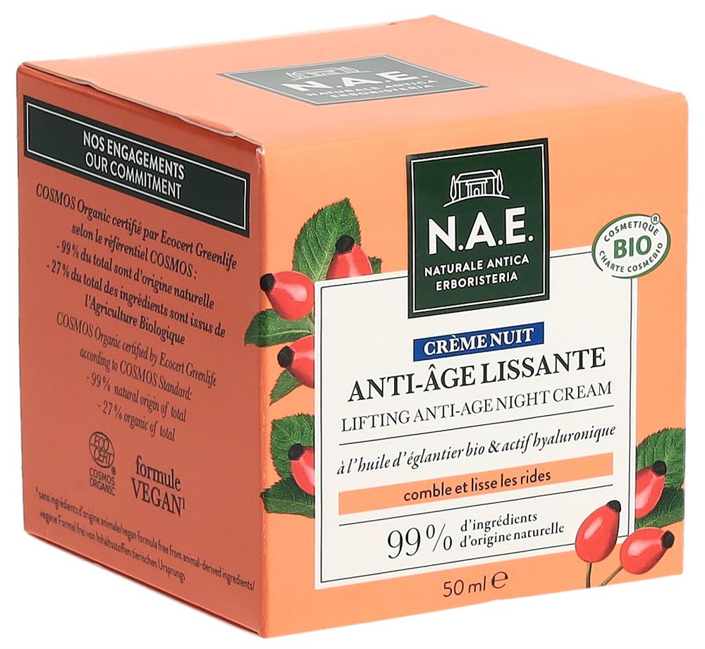 N.A.E. Face Care Lifting Crème Nuit 50ml | Lifting