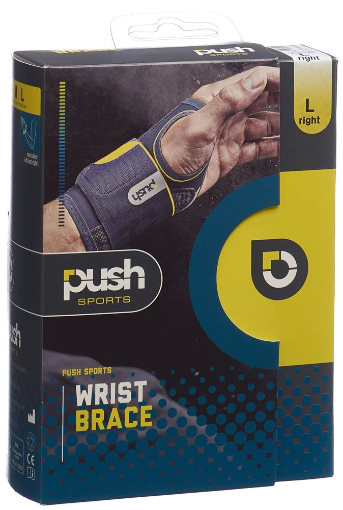 PUSH SPORTS Handgelenkbandage L Droite | Support
