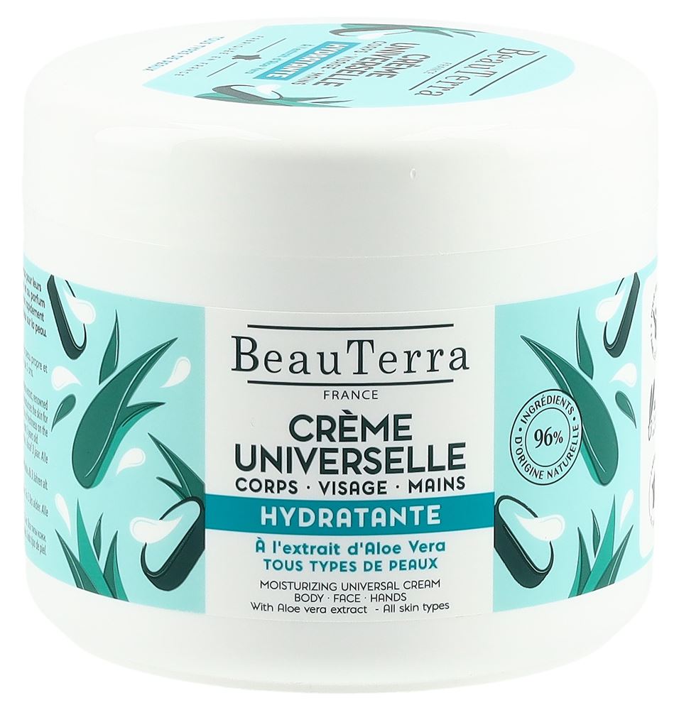 BEAUTERRA Crème Universelle Aloe Vera 400ml | Hydratation