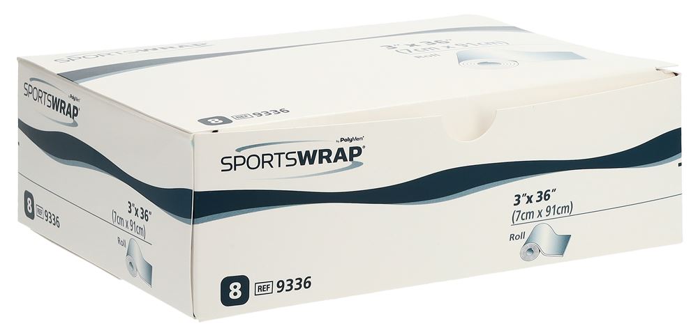 POLYMEM SportsWrap Rouleau 7x91cm | 8 pièces