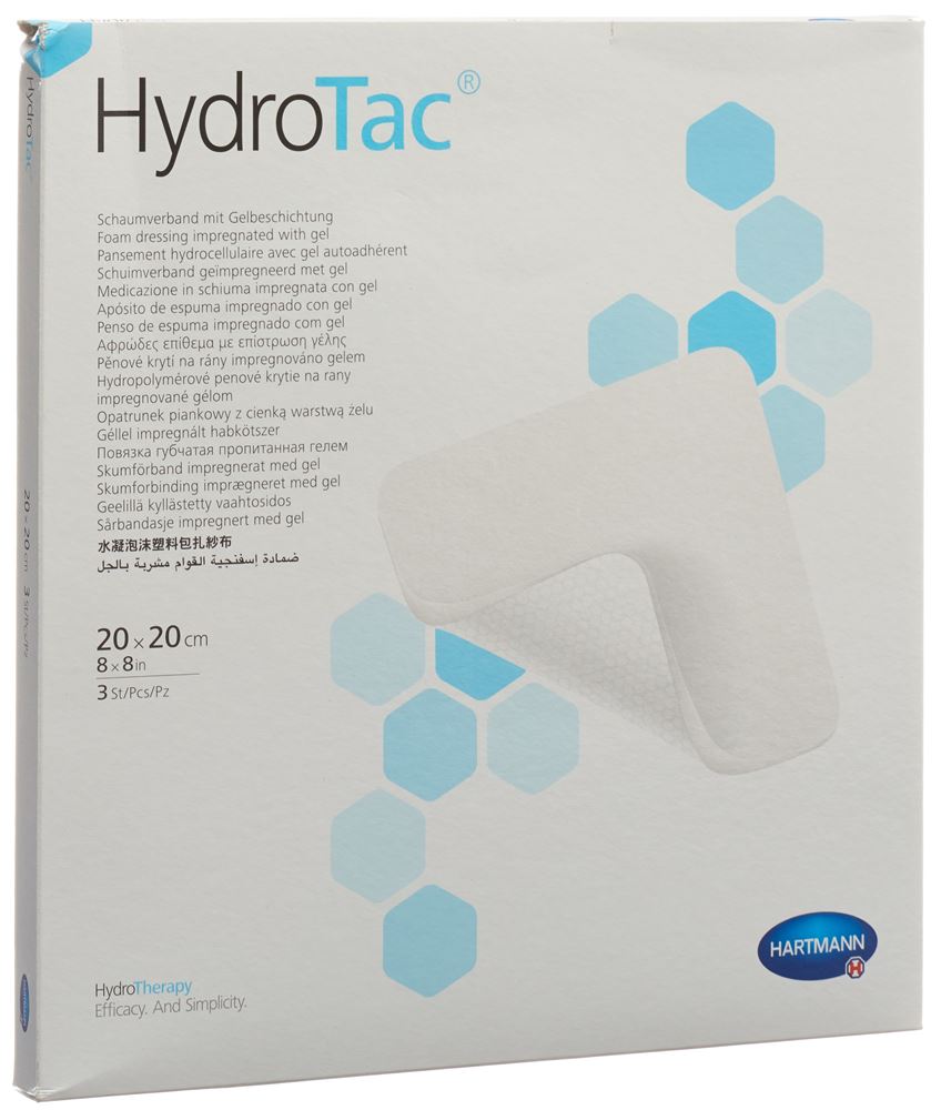 HYDROTAC Pansement 20x20cm | 3 pièces