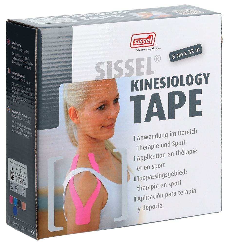SISSEL Kinesiology Tape Bleu 5cmx32m | Soutien Musculaire