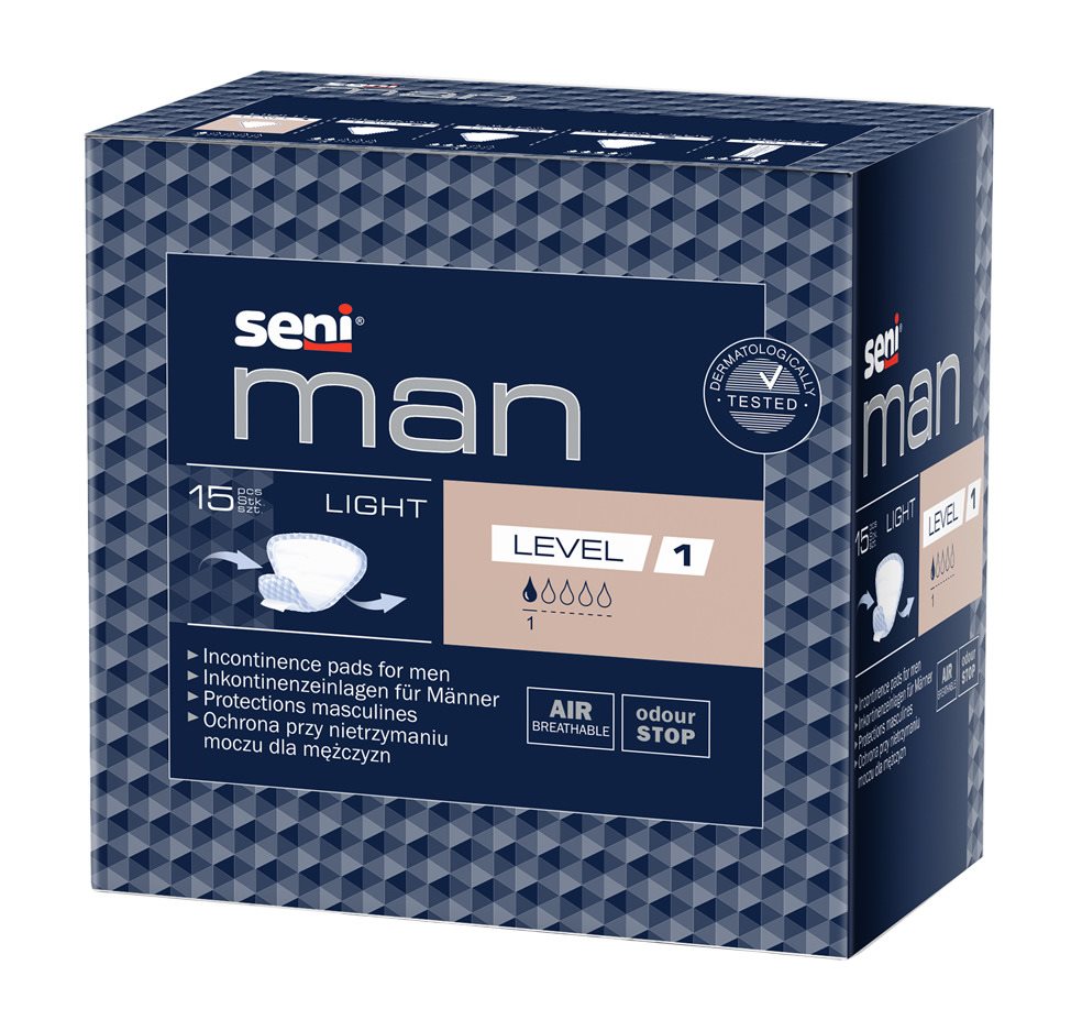 SENI Man Light Level 1 Protections 15 pièces | Homme