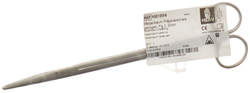 BUTSCH Ciseaux Metzenbaum 23cm | Chirurgie courbée