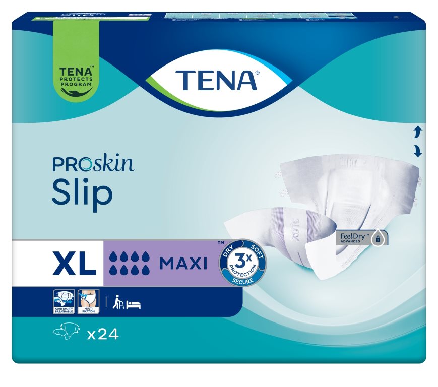 TENA Slip Maxi XL Protections 24 pièces | Confort