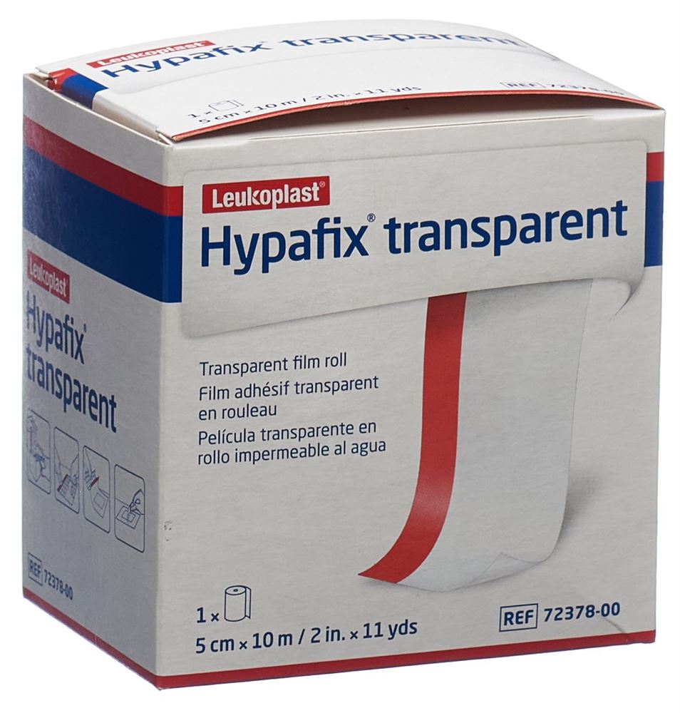 HYPAFIX Transparent 5x10m | Non Stérile
