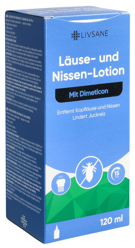 LIVSANE Lot Anti-Poux Diméthicone 120ml | Efficacité