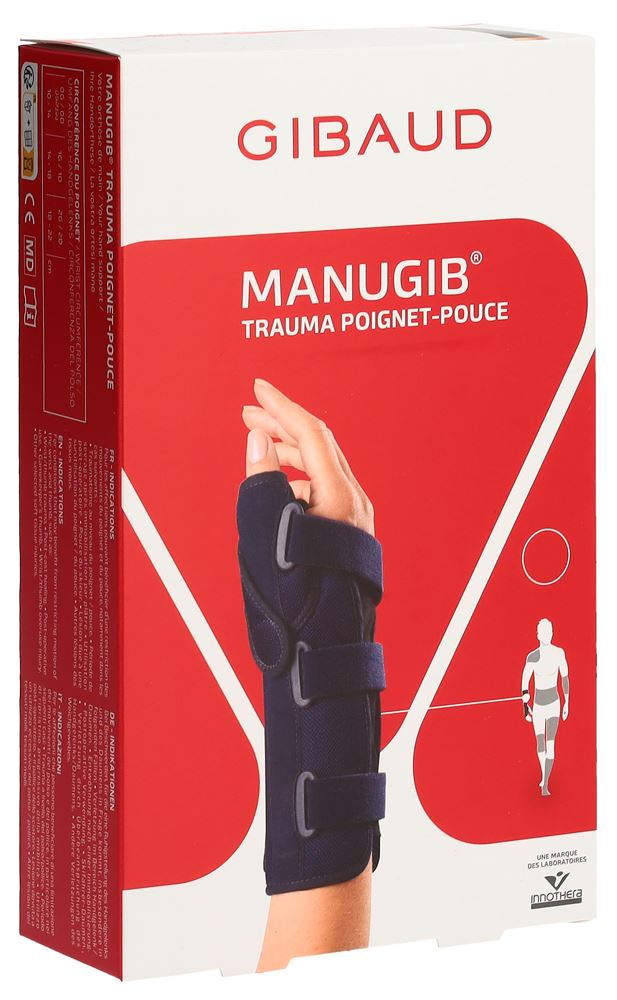 GIBAUD Manugib Trauma Pouce 1R 14-18cm | Stabilité