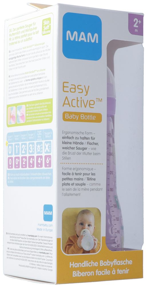 MAM Easy Active Biberon 270ml 2+m | Violet