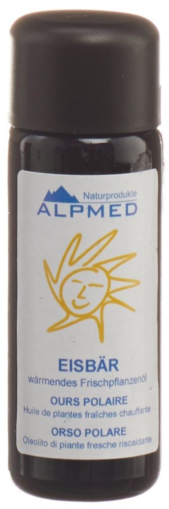 ALPMED Huile Végétale Ours Polaire | 50ml | Chauffant