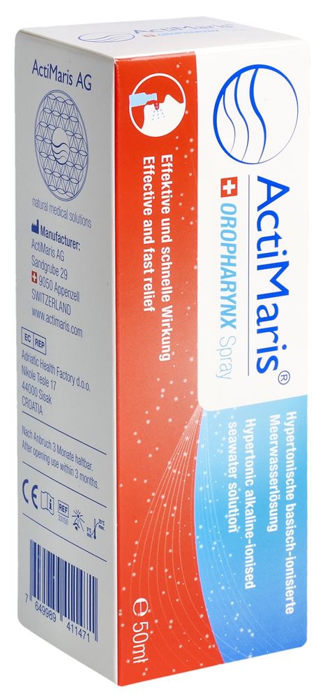 ACTIMARIS Spray Oropharynx 50ml | Apaisant